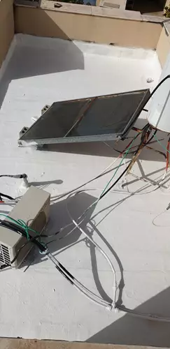 עבודת התזה למטרת הלבנת גג אחרי איטום